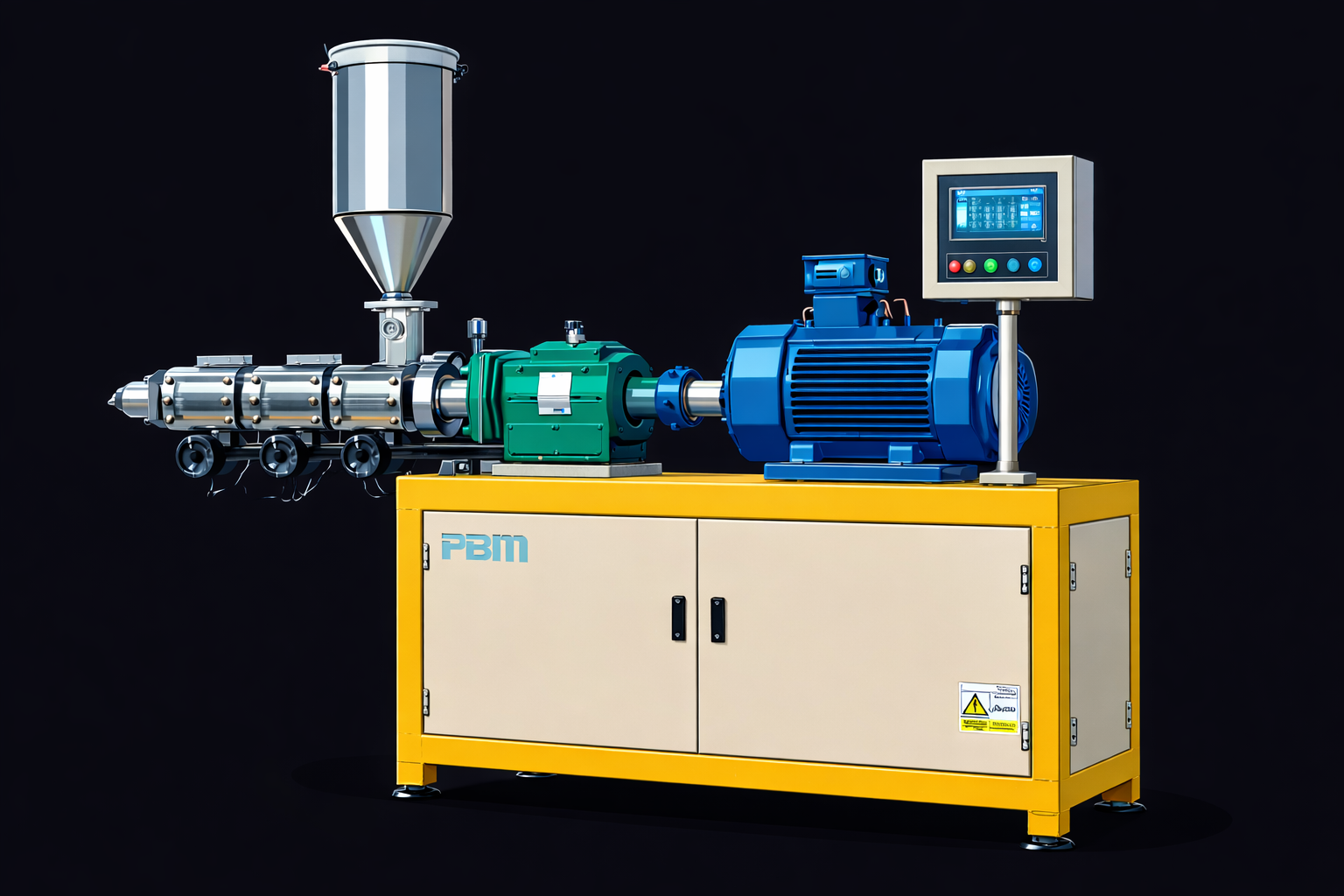 کو اکسترودر های سولفات باریم